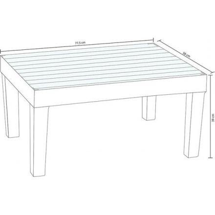 Комплект садовой мебели Holiday Toscana / HK-955-GR (серый) Комплект садовой мебели Holiday Toscana / HK-955-GR (серый)