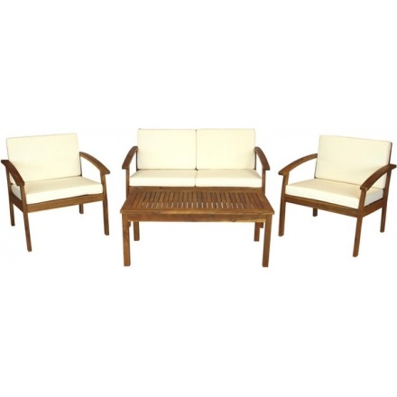 Комплект садовой мебели Garden Story Бэнито из акации / GS085 (акация/бежевый)