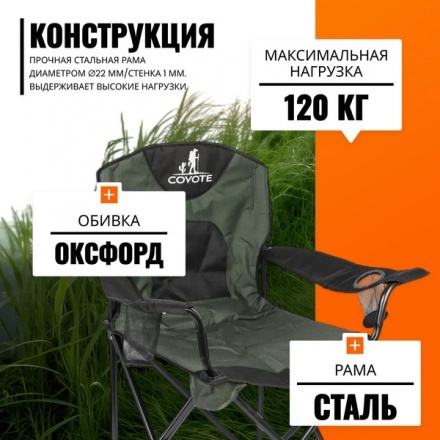 Комплект кресел складных Coyote YZ-24 (4шт) Комплект кресел складных Coyote YZ-24 (4шт)