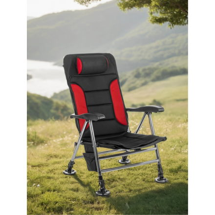 Комплект кресел складных Coyote HYK001 (2шт, черный/красный) Комплект кресел складных Coyote HYK001 (2шт, черный/красный)