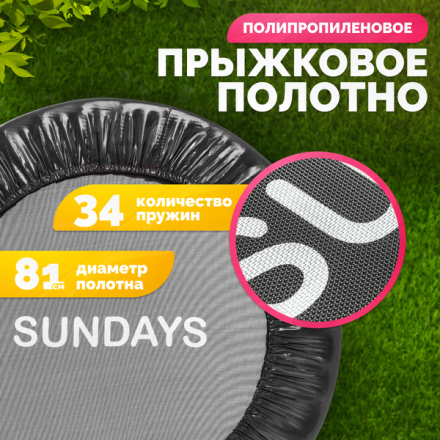 Батут Sundays D101 (черный) Батут Sundays D101 (черный)
