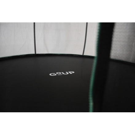 Батут GoUP Luxury 12FT (с сеткой и лестницей, темно-зеленый) Батут GoUP Luxury 12FT (с сеткой и лестницей, темно-зеленый)