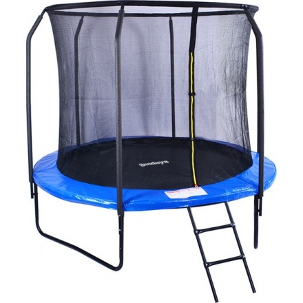 Батут Sundays JumpX 12FT (синий, с сеткой, с лестницей) Батут Sundays JumpX 12FT (синий, с сеткой, с лестницей)