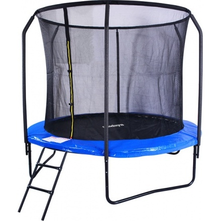 Батут Sundays JumpX 12FT (синий, с сеткой, с лестницей) Батут Sundays JumpX 12FT (синий, с сеткой, с лестницей)