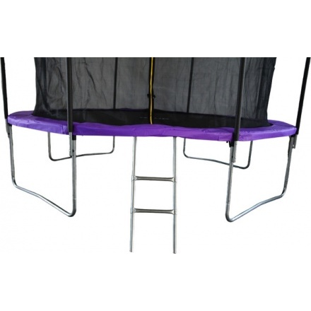 Батут GoUP Elite 12FT (с сеткой и лестницей, фиолетовый) Батут GoUP Elite 12FT (с сеткой и лестницей, фиолетовый)
