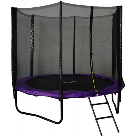 Батут GoUP Prestige 8FT (с сеткой и лестницей, фиолетовый) Батут GoUP Prestige 8FT (с сеткой и лестницей, фиолетовый)