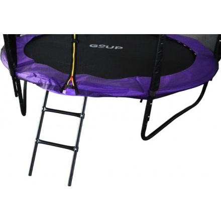 Батут GoUP Prestige 8FT (с сеткой и лестницей, фиолетовый) Батут GoUP Prestige 8FT (с сеткой и лестницей, фиолетовый)