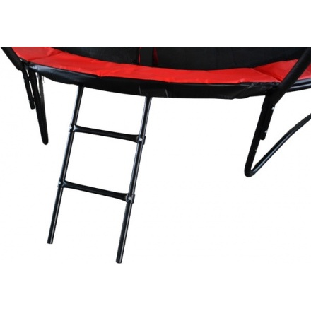 Батут GoUP Luxury 8FT (с сеткой и лестницей, красный) Батут GoUP Luxury 8FT (с сеткой и лестницей, красный)