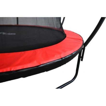 Батут GoUP Luxury 8FT (с сеткой и лестницей, красный) Батут GoUP Luxury 8FT (с сеткой и лестницей, красный)