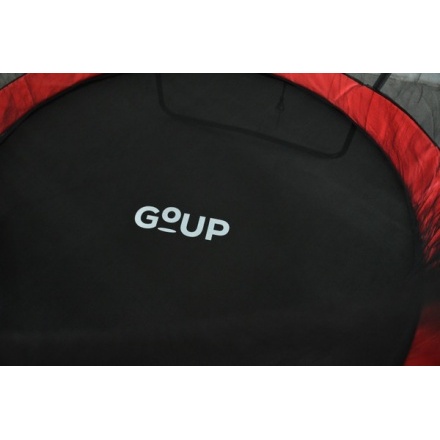 Батут GoUP Luxury 8FT (с сеткой и лестницей, красный) Батут GoUP Luxury 8FT (с сеткой и лестницей, красный)