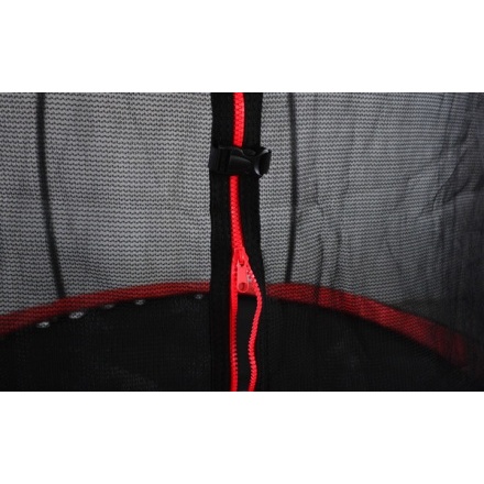 Батут GoUP Luxury 8FT (с сеткой и лестницей, красный) Батут GoUP Luxury 8FT (с сеткой и лестницей, красный)