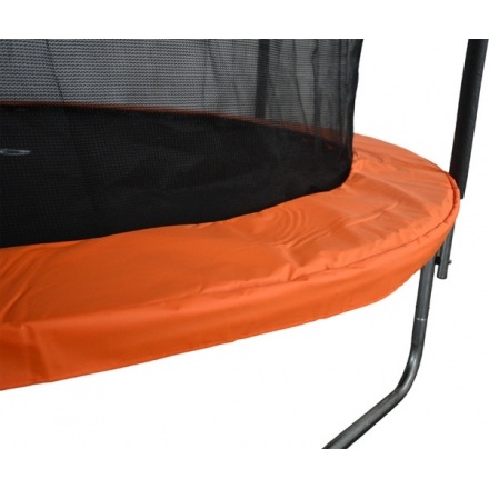 Батут GoUP Elite 8FT (с сеткой и лестницей, оранжевый) Батут GoUP Elite 8FT (с сеткой и лестницей, оранжевый)