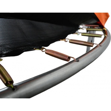 Батут GoUP Elite 8FT (с сеткой и лестницей, оранжевый) Батут GoUP Elite 8FT (с сеткой и лестницей, оранжевый)