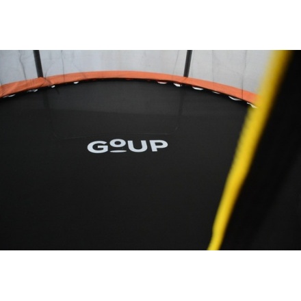 Батут GoUP Elite 8FT (с сеткой и лестницей, оранжевый) Батут GoUP Elite 8FT (с сеткой и лестницей, оранжевый)