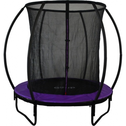 Батут GoUP Luxury 6FT (с сеткой, фиолетовый)