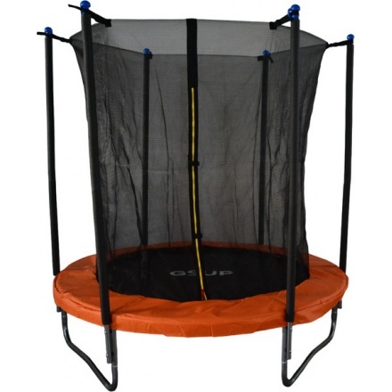 Батут GoUP Elite 6FT (с сеткой, оранжевый)