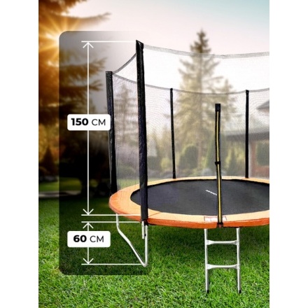 Батут GetActive J8L-O (с внешней сеткой, оранжевый) Батут GetActive J8L-O (с внешней сеткой, оранжевый)