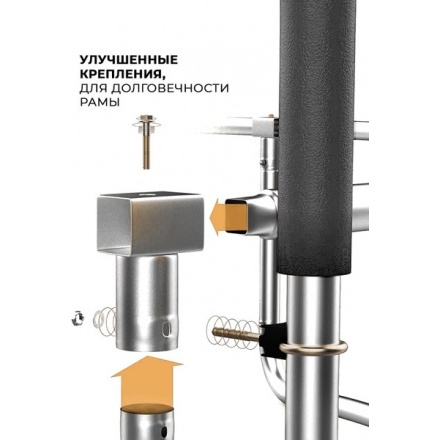 Батут GetActive J8L-O (с внешней сеткой, оранжевый) Батут GetActive J8L-O (с внешней сеткой, оранжевый)