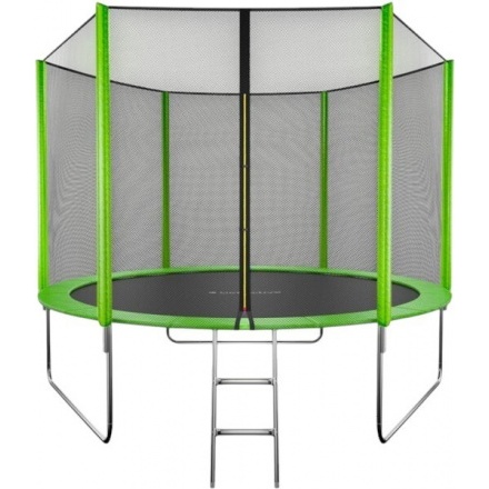 Батут GetActive J8L (зеленый, с сеткой)