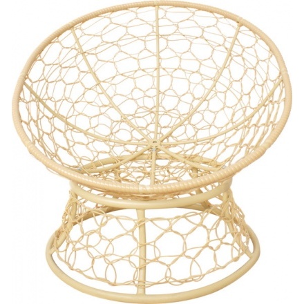 Кресло садовое M-Group Папасан мини / 12890501 (бежевый ротанг/бежевая подушка) Кресло садовое M-Group Папасан мини / 12890501 (бежевый ротанг/бежевая подушка)