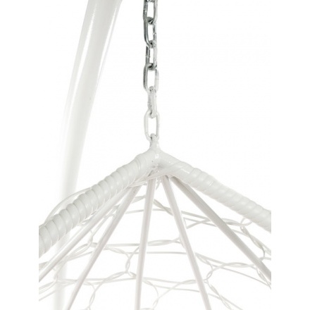 Кресло подвесное M-Group Капля / 11020110 (белый ротанг/синяя подушка) Кресло подвесное M-Group Капля / 11020110 (белый ротанг/синяя подушка)