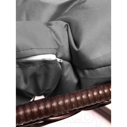 Кресло подвесное M-Group Для двоих / 11450209 (коричневый ротанг/серая подушка) Кресло подвесное M-Group Для двоих / 11450209 (коричневый ротанг/серая подушка)