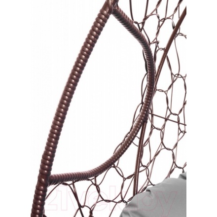 Кресло подвесное M-Group Для двоих / 11450209 (коричневый ротанг/серая подушка) Кресло подвесное M-Group Для двоих / 11450209 (коричневый ротанг/серая подушка)