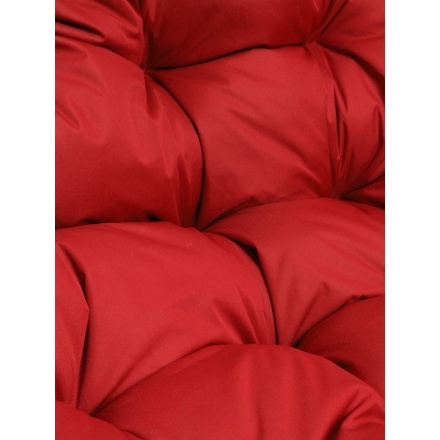 Кресло подвесное M-Group Для двоих / 11450106 (белый ротанг/красная подушка) Кресло подвесное M-Group Для двоих / 11450106 (белый ротанг/красная подушка)