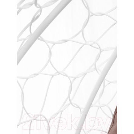 Кресло подвесное M-Group Для двоих / 11450105 (белый ротанг/коричневая подушка) Кресло подвесное M-Group Для двоих / 11450105 (белый ротанг/коричневая подушка)