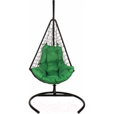Кресло подвесное BiGarden Wind Black (подушка зеленая)