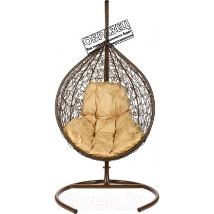 Кресло подвесное BiGarden Tropica Brown BS (без стойки, бежевая подушка) Кресло подвесное BiGarden Tropica Brown BS (без стойки, бежевая подушка)
