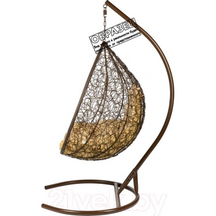 Кресло подвесное BiGarden Tropica Brown BS (без стойки, бежевая подушка) Кресло подвесное BiGarden Tropica Brown BS (без стойки, бежевая подушка)