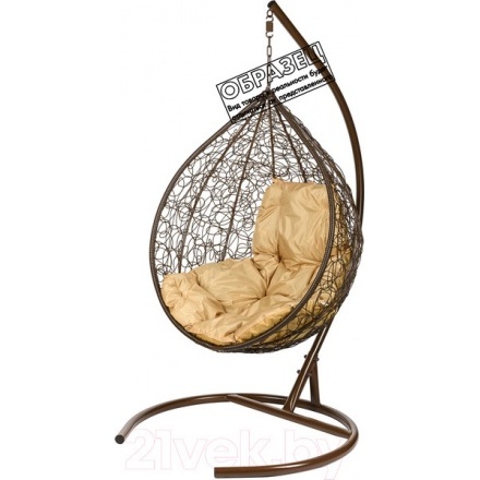 Кресло подвесное BiGarden Tropica Brown BS (без стойки, бежевая подушка) Кресло подвесное BiGarden Tropica Brown BS (без стойки, бежевая подушка)