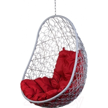Кресло подвесное BiGarden Easy Gray BS (без стойки,подушка бордовая)
