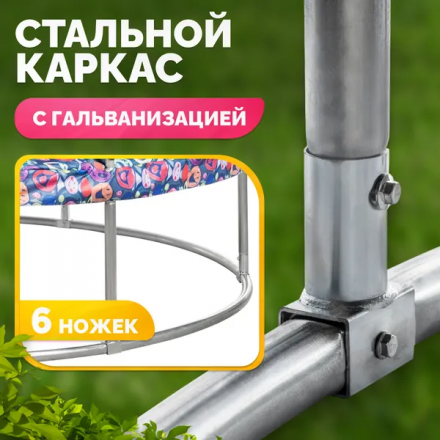 Батут Sundays Favorite Premium 8FT (смайл, с сеткой, с лестницей) Батут Sundays Favorite Premium 8FT (смайл, с сеткой, с лестницей)