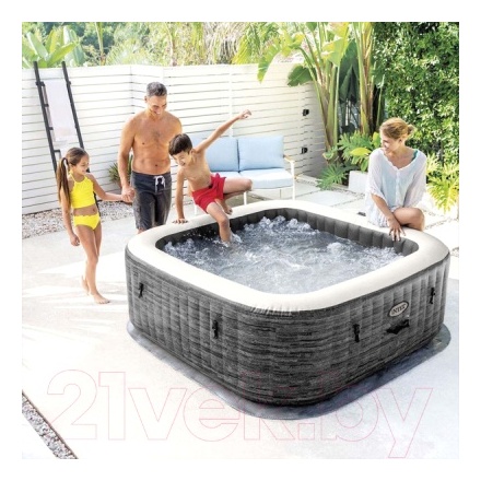 Бассейн-джакузи Intex Greystone Deluxe 28450 (175х71) Бассейн-джакузи Intex Greystone Deluxe 28450 (175х71)