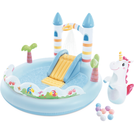Водный игровой центр Intex Unicorn Castle / 56148NP Водный игровой центр Intex Unicorn Castle / 56148NP