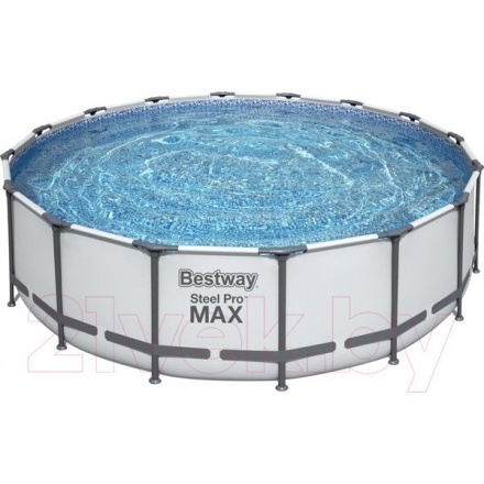 Каркасный бассейн Bestway Steel Pro MAX 5612Z (488x122, с фильтр-насосом и лестницей)