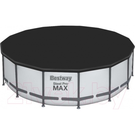 Каркасный бассейн Bestway Steel Pro MAX 5612Z (488x122, с фильтр-насосом и лестницей) Каркасный бассейн Bestway Steel Pro MAX 5612Z (488x122, с фильтр-насосом и лестницей)