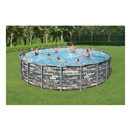 Каркасный бассейн Bestway Power Steel 56883 (610x132, с фильтр-насосом и лестницей) Каркасный бассейн Bestway Power Steel 56883 (610x132, с фильтр-насосом и лестницей)