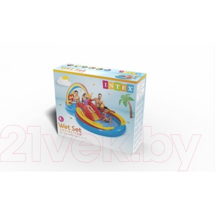 Водный игровой центр Intex Радуга / 57453NP (297x193x135) Водный игровой центр Intex Радуга / 57453NP (297x193x135)