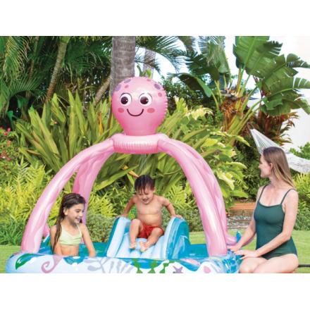 Водный игровой центр Intex Friendly Octopus / 56138 (234х183х150) Водный игровой центр Intex Friendly Octopus / 56138 (234х183х150)
