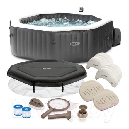 Бассейн-джакузи Intex Jet and Bubble Deluxe / 28458 Бассейн-джакузи Intex Jet and Bubble Deluxe / 28458