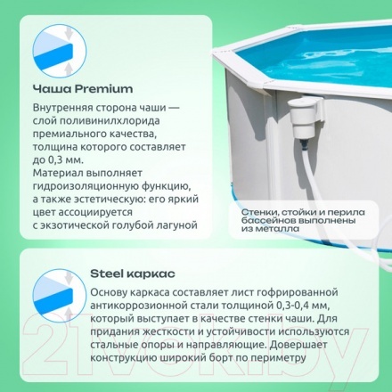 Каркасный бассейн Bestway Hydrium 56574 (360x120, с песочным фильтр-насосом) Каркасный бассейн Bestway Hydrium 56574 (360x120, с песочным фильтр-насосом)
