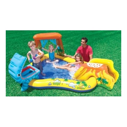 Водный игровой центр Intex Динозавр / 57444NP (249x191x109) Водный игровой центр Intex Динозавр / 57444NP (249x191x109)