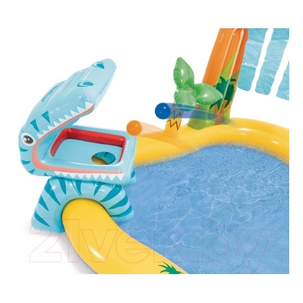 Водный игровой центр Intex Динозавр / 57444NP (249x191x109) Водный игровой центр Intex Динозавр / 57444NP (249x191x109)