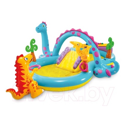 Водный игровой центр Intex Dinoland / 57135 (333x229x112) Водный игровой центр Intex Dinoland / 57135 (333x229x112)