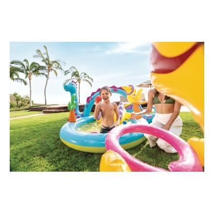 Водный игровой центр Intex Dinoland / 57135 (333x229x112) Водный игровой центр Intex Dinoland / 57135 (333x229x112)