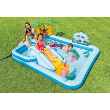 Водный игровой центр Intex Jungle Adventure 57161NP Водный игровой центр Intex Jungle Adventure 57161NP