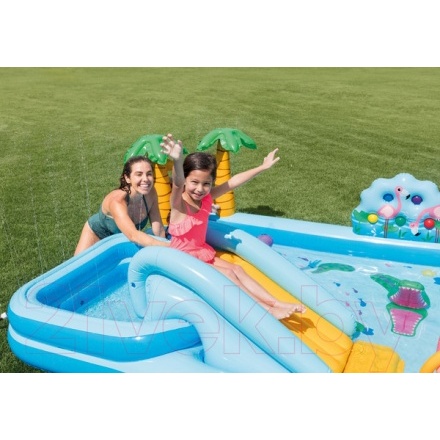 Водный игровой центр Intex Jungle Adventure 57161NP Водный игровой центр Intex Jungle Adventure 57161NP
